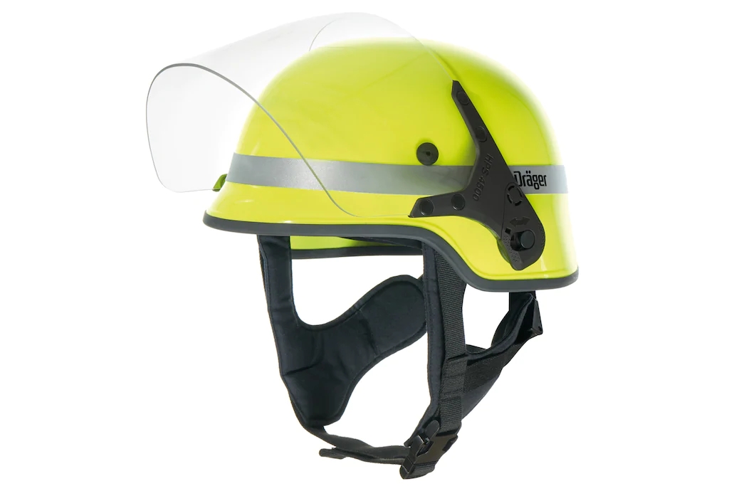 <b>Dräger HPS 4500采用時(shí)尚設(shè)計(jì)的傳統(tǒng)半盔式頭盔</b>