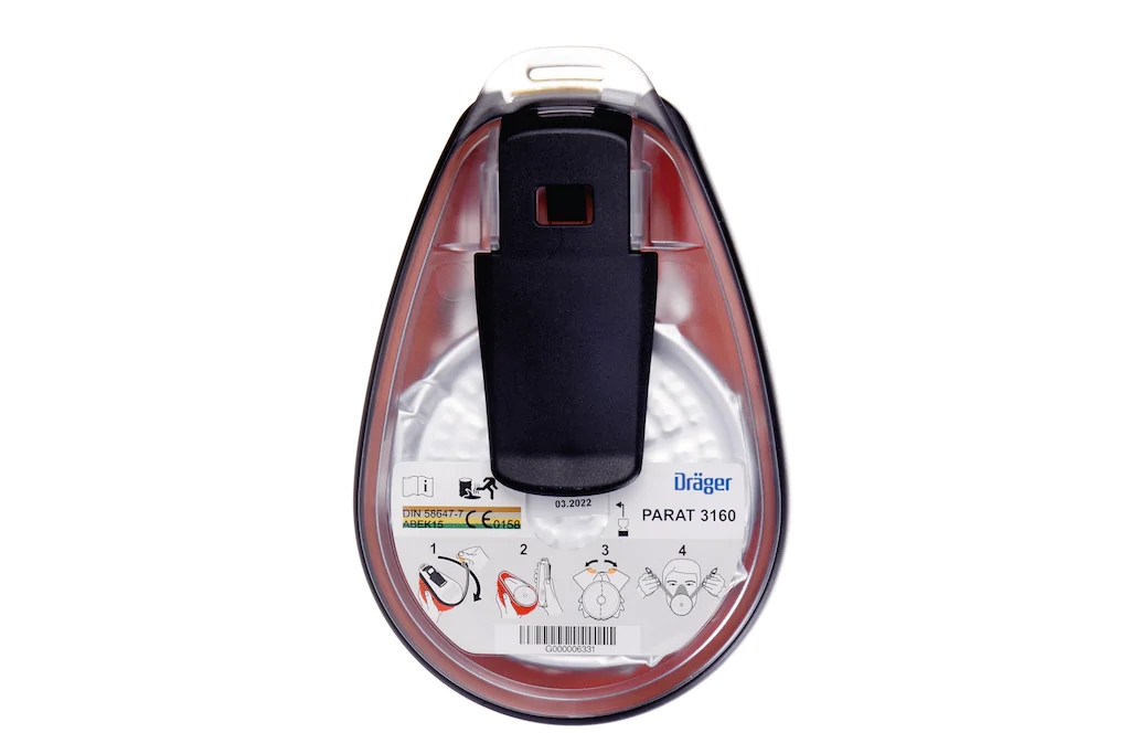 <b>Dräger PARAT® 3160半面罩逃生設(shè)備</b>